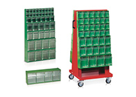 Carrinhos para Caixas de Armazenamento e Acessórios