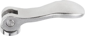 Exzenterhebel Edelstahl mit Innengewinde und Außengewinde, Druckscheibe Edelstahl