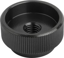 Rändelmuttern aus Stahl und Edelstahl DIN 6303