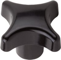 Kreuzgriffe aus Grauguss kunststoffbeschichtet nach DIN 6335