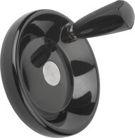 Scheibenhandräder mit drehbarem Griff