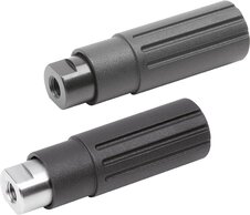 Zylindergriffe Kunststoff drehbar