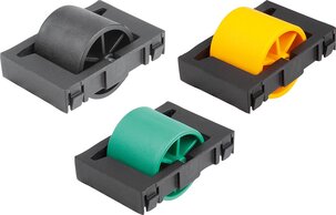 Rollenelemente Kunststoff für Rollenschienen