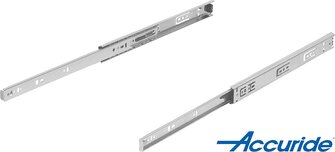 Teleskopschienen Stahl für Seitenmontage, Teilauszug, Tragkraft bis 50 kg