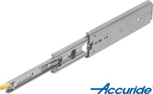 Teleskopschienen Stahl für Seitenmontage, Vollauszug, Tragkraft bis 272 kg