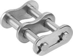 Verbindungsglieder zweifach Edelstahl DIN ISO 606