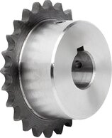 Kettenräder einfach 3/8“ x 7/32“ DIN ISO 606, einbaufertig