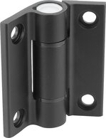 Scharniere aus Aluminium, mit einstellbarer Friktion