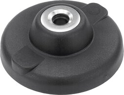 Teller für Stellfüße aus Kunststoff, schwere Ausführung