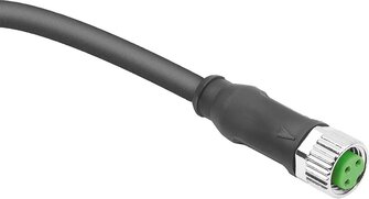 Steckverbinder M8x1Buchse mit Schraubverriegelung ungeschirmt