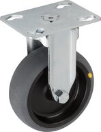 Stahlblech-Lenk- und Bockrollen, elektrisch leitfähig, schwere Ausführung