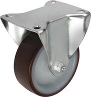 Stahlblech-Lenk- und Bockrollen Standard-Ausführung