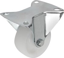 Stahlblech-Lenk- und Bockrollen Standard-Ausführung