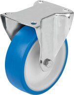 Stahlblech-Lenk- und Bockrollen für Hygienebereich