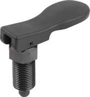 Arretierbolzen Stahl mit Exzenterhebel