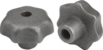Sterngriffe DIN 6336 aus Grauguss, inch