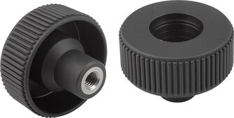 Rändelräder Stahlteile aus Edelstahl, inch