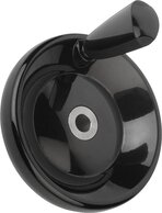 Scheibenhandräder mit drehbarem Griff, inch