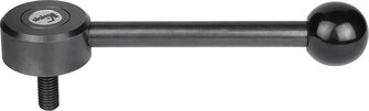 Spannhebel flach mit Außengewinde, inch