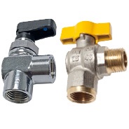 válvulas de esfera de cotovelo