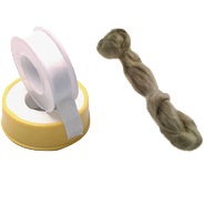 Fitas e linho de vedação