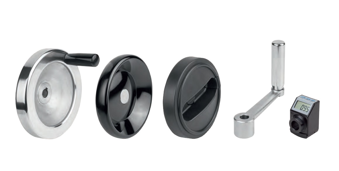 KIPP Volantes, manivelas & indicadores de posição