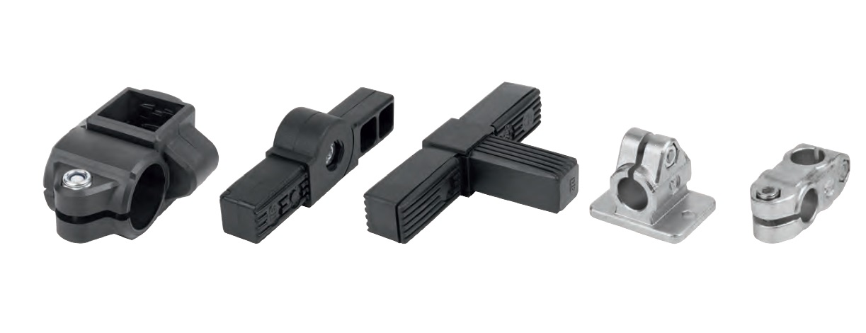 KIPP Elementos Conexão Tubos e Perfis Alumínio