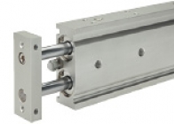 Cilindro de pistão duplo com guia EXSM (Ø 6-32)