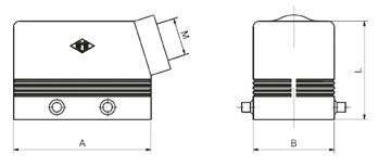 CAPOT TAMPA DUPLA CABO RADIAL FIXAÇÃO 2 GRAMPOS