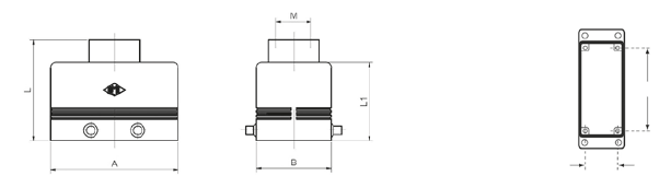 CAPOT TAMPA DUPLA CABO AXIAL FIXAÇÃO 2 GRAMPOS