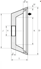 TYROLIT DISCOS DIAMANTE FORMA 11V9 G7751