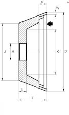 TYROLIT DISCOS FORMA CBN 11V9 G7780