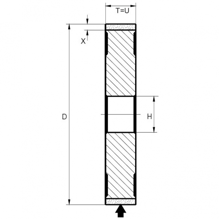 TYROLIT MOS DIAMANTADAS 1A1 100MM G7736