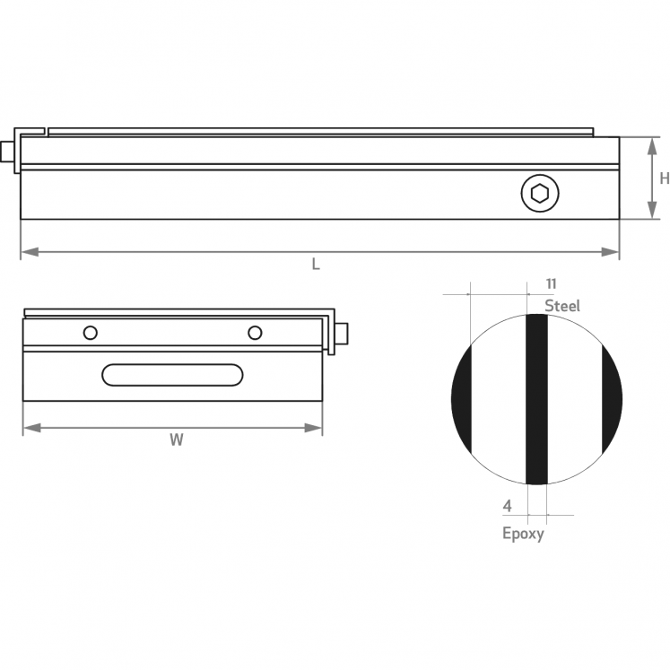 PLACAS MAGNéTICAS RECTANGULAR C6510