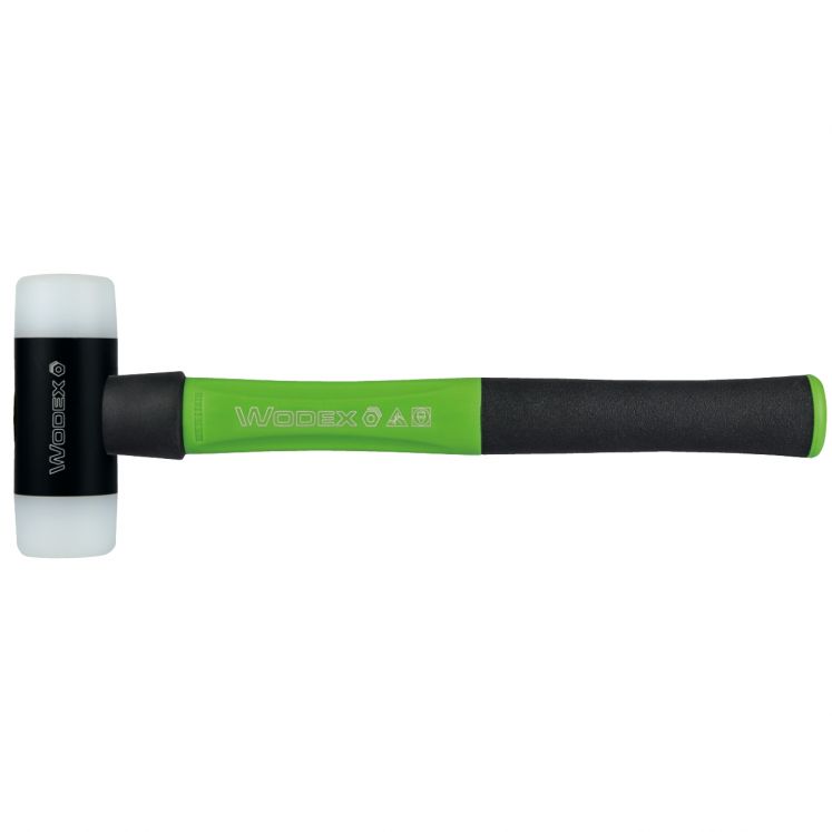 MAçO EM ALUMíNIO COM CABEçA DE NYLON WODEX 100 SH