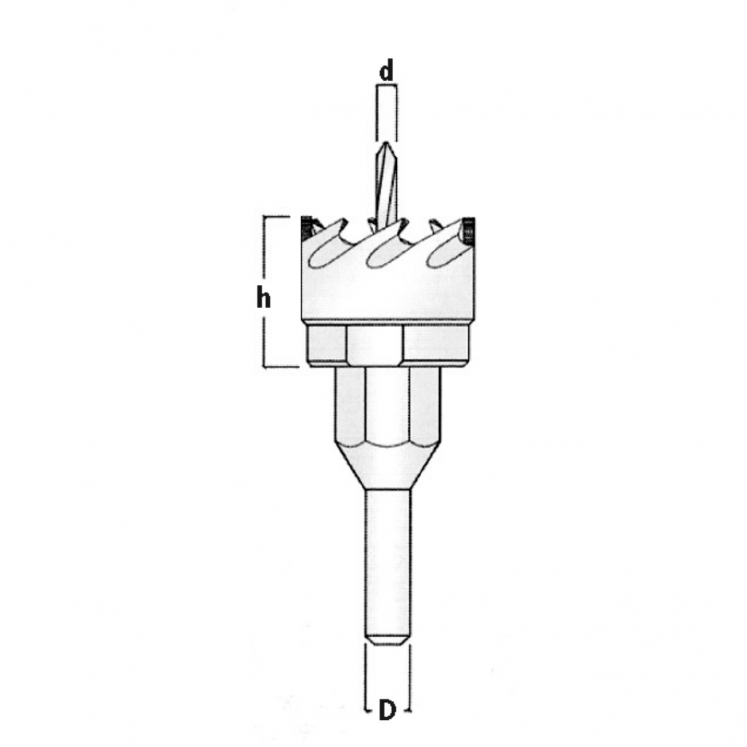 Cortadores HSSE para aço e aço inoxidável WODEX