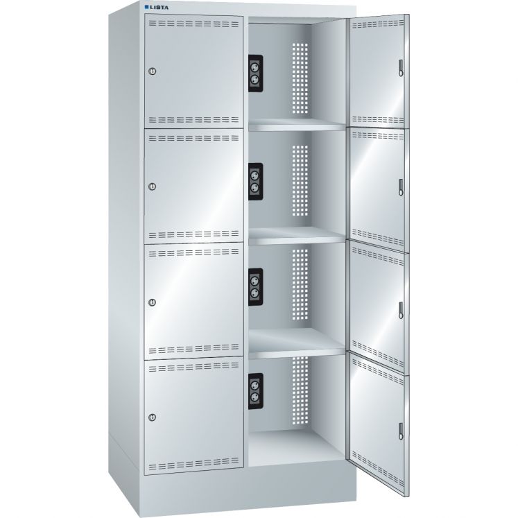 ARMÁRIOS DE CARREGADOR DE BATERIA COM COMPARTIMENTOS LISTA 98.409