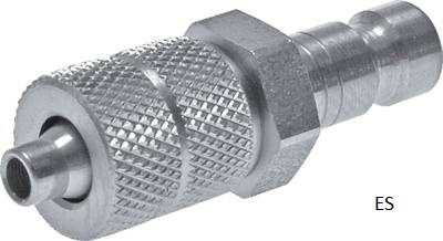 Bujões de acoplamento com porca de união, NW 2,7