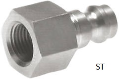 Bujão de acoplamento com rosca fêmea, NW 5