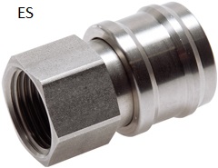 Soquetes de acoplamento com rosca fêmea, NW 7 2