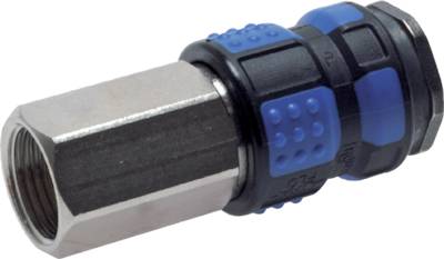 Soquetes de acoplamento com rosca fêmea, trava esférica e manga de plástico, NW 7 2