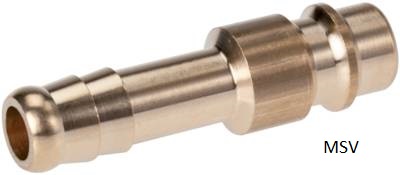 Bujão de acoplamento com ligação do parafuso da mangueira, NW 7 2