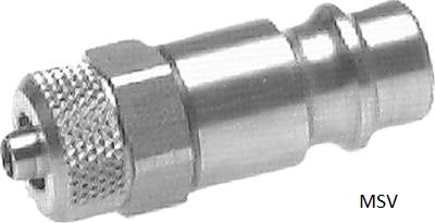 Bujão de acoplamento com porca de bloqueio, NW 7 2