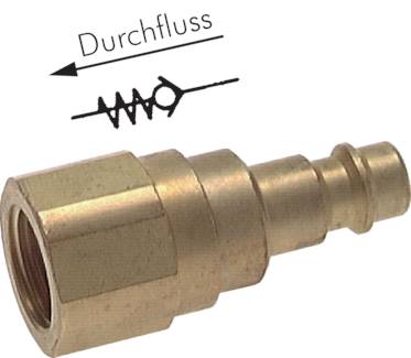 Bujões de acoplamento com rosca fêmea e válvula de retenção, NW 7,2