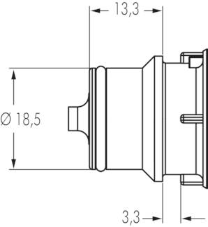Plugues de acoplamento com conexão de parafuso de mangueira e rosca do anteparo, modelo série LC
