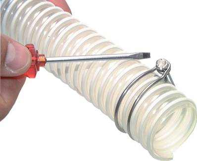 BRAçADEIRAS DE MANGUEIRA DE ARAME PARA FIXAR TUBOS DE BOBINA