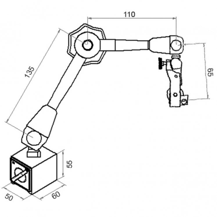 Alpa - Suporte Magnético Articulado