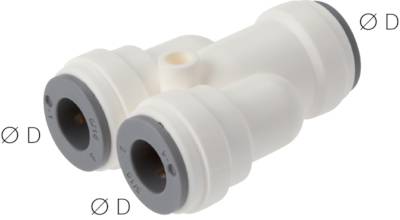 CONEXõES DE ENCAIXE EM Y, LE (POLEGADA)