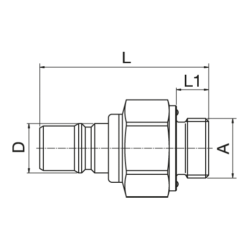 Record Rosca Macho com Válvula BSP