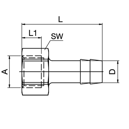 Adaptador Mangueira Rosca Fêmea Giratória